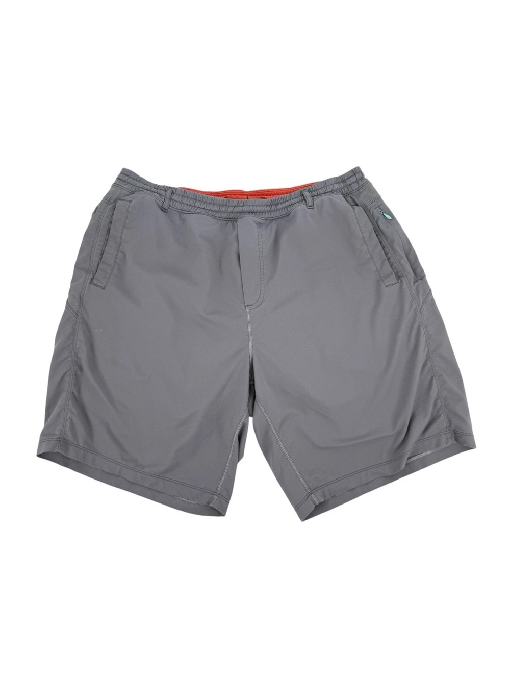 Birddogs Shorts Mens Size XXL Gray Stretch Nylon Coral Lining Long 9in Inseam